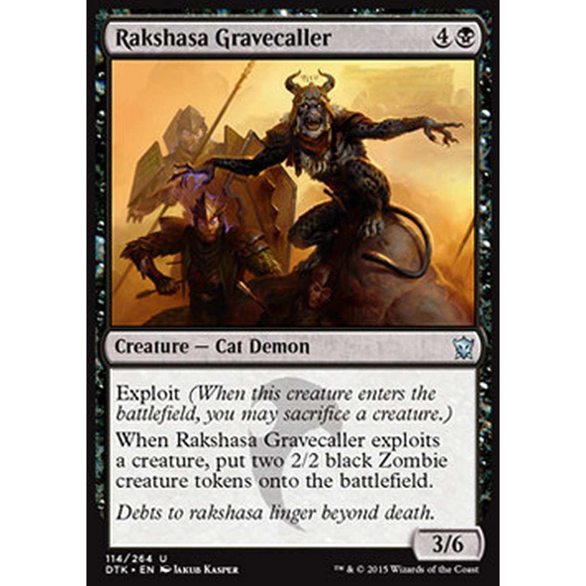Rakshasa Gravecaller - Rakshasa Gravecaller - [DTK] [NM] [Foil]