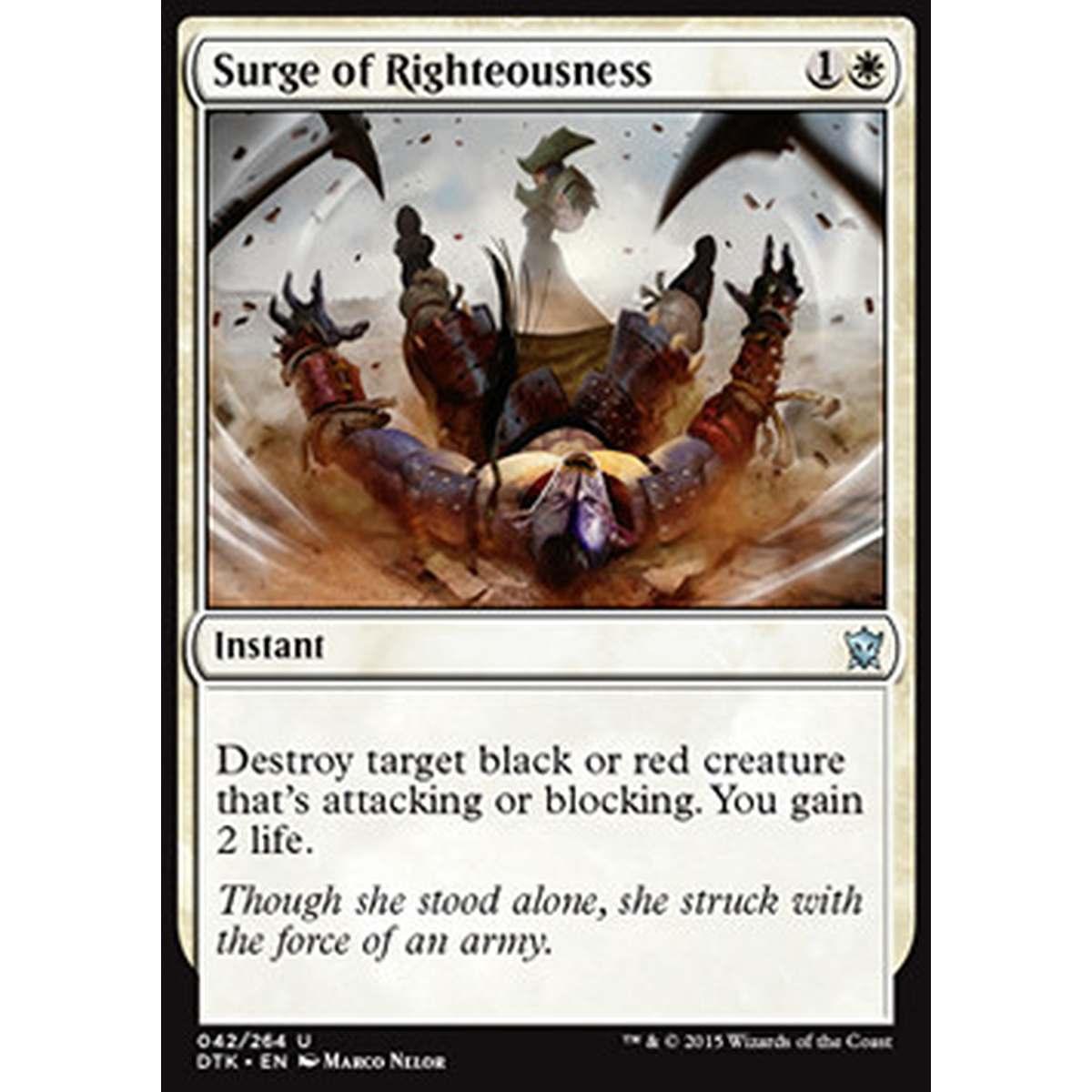 Surge of Righteousness - Impeto di Rettitudine - [DTK] [NM] [Foil]
