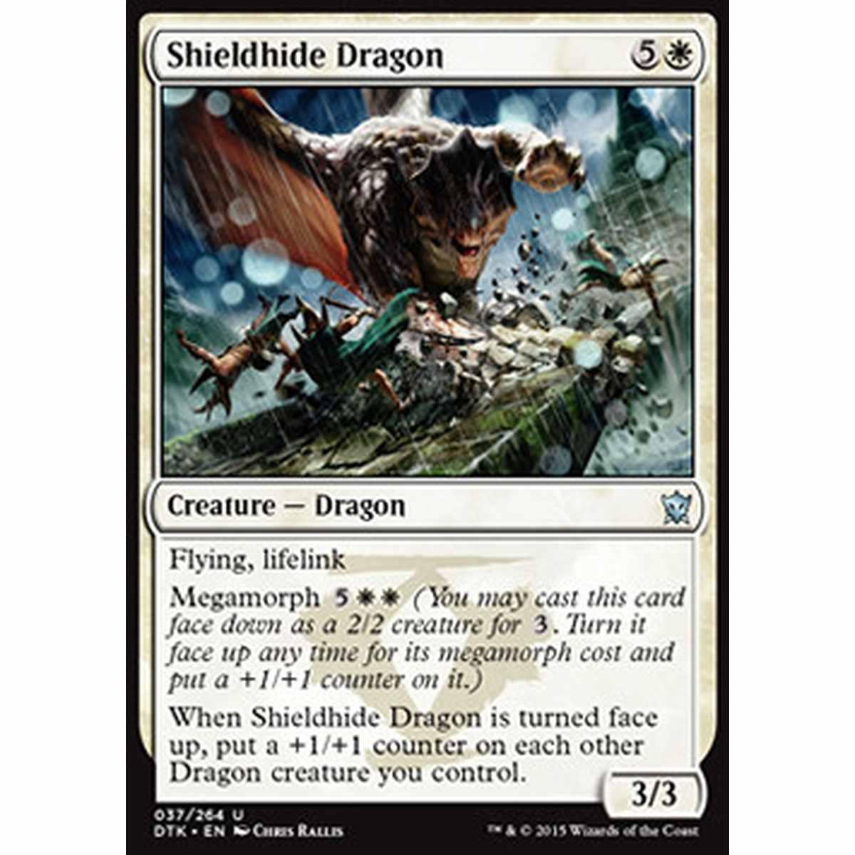 Shieldhide Dragon - Drago Pellescudo - [DTK] [NM] [Foil]