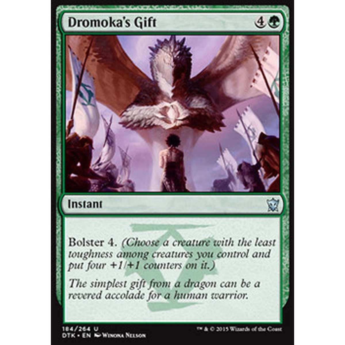 Dromoka's Gift - Dono di Dromoka - [DTK] [NM] [Foil]