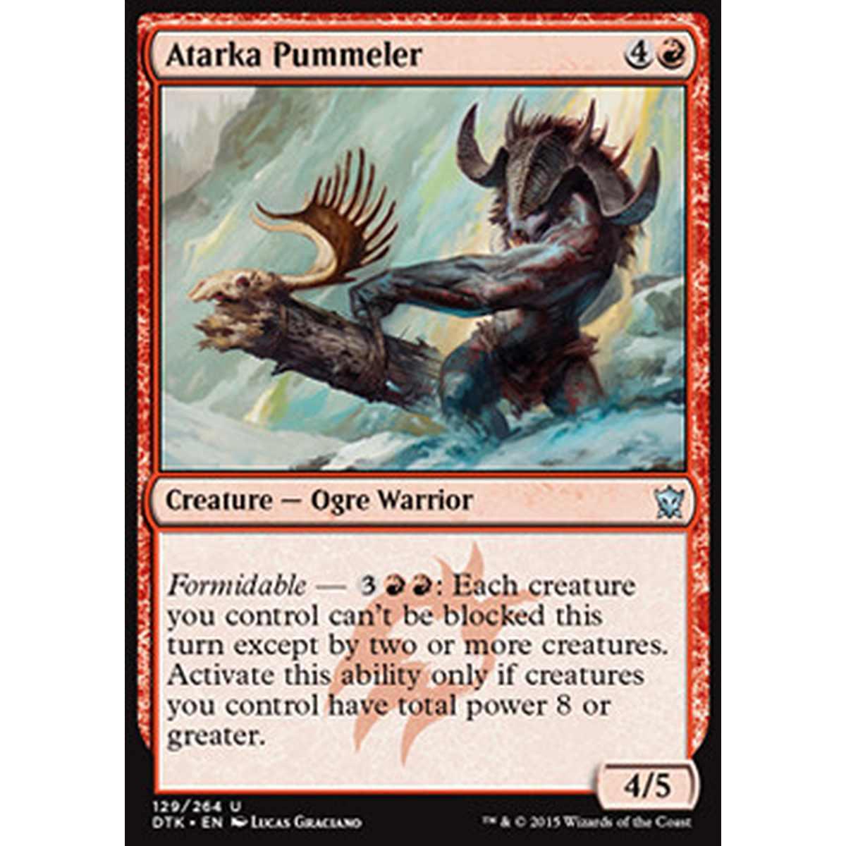 Atarka Pummeler - Assaltatore Atarka - [DTK] [NM] [Foil]