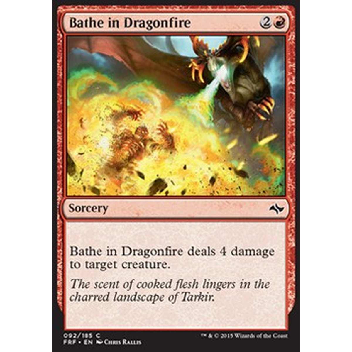 Bathe in Dragonfire - Sommergere nel Fuoco Draconico - [FRF] [NM] [Foil]
