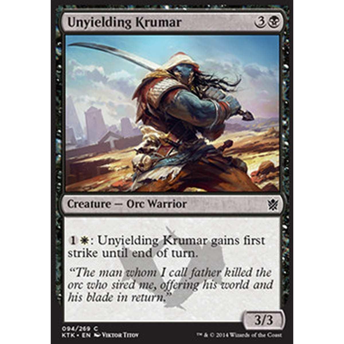 Unyielding Krumar - Krumar Inesorabile - [KTK] [NM] [Foil]