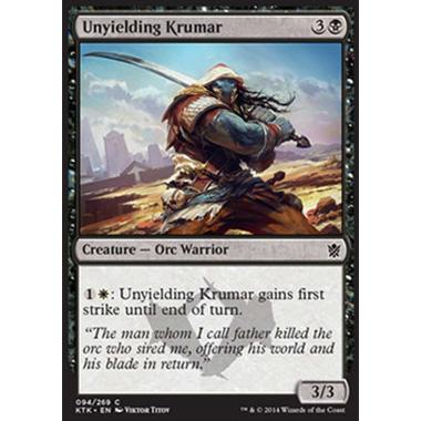 Unyielding Krumar - Krumar Inesorabile - [KTK] [NM] [Foil]