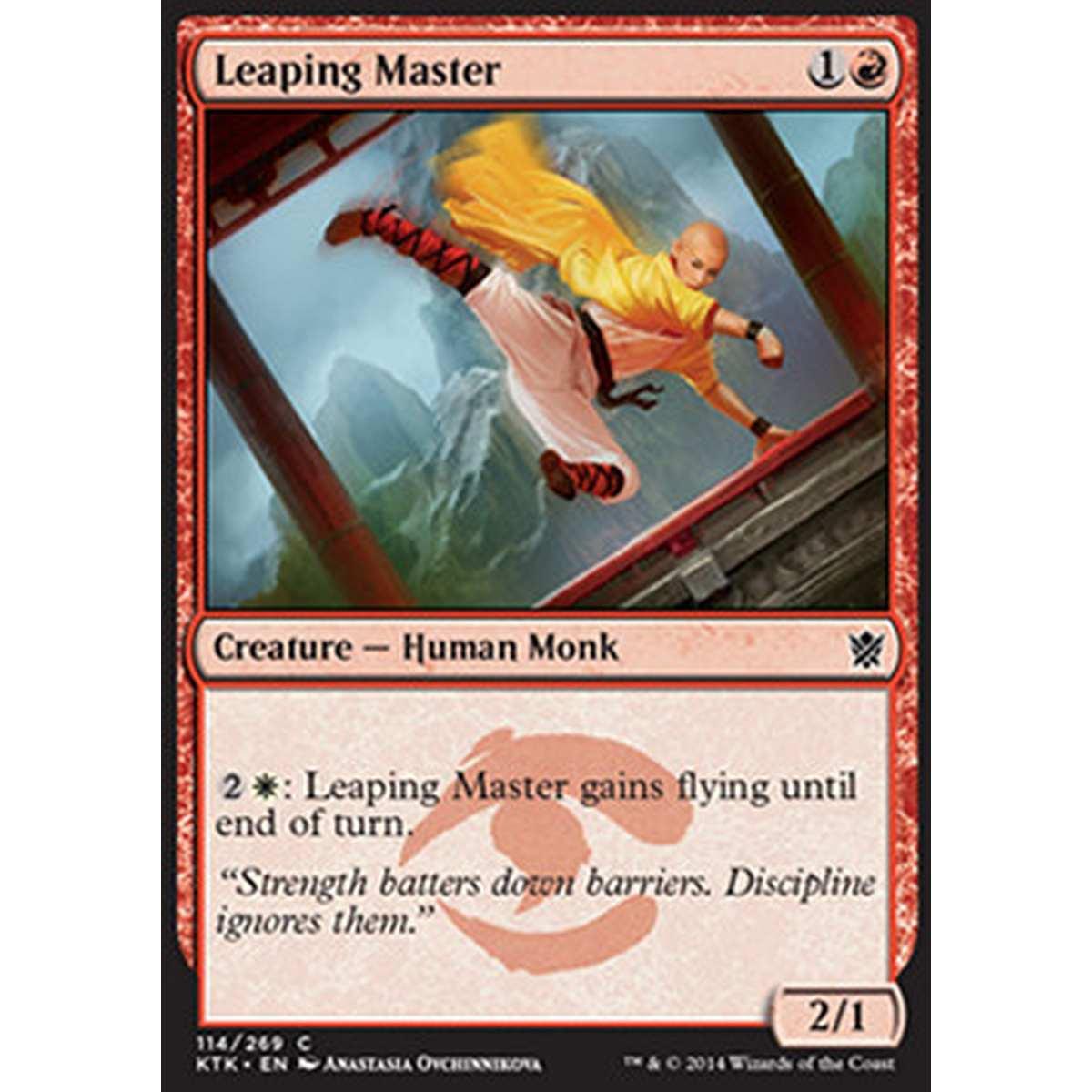 Leaping Master - Maestra del Balzo - [KTK] [NM] [Foil]