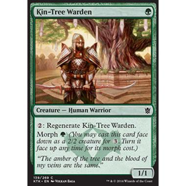 Kin-Tree Warden - Guardiano dell'Albero Atavico - [KTK] [NM] [Foil]