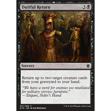 Dutiful Return - Ritorno Diligente - [KTK] [NM] [Foil]