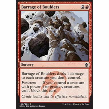 Barrage of Boulders - Bombardamento di Massi - [KTK] [NM] [Foil]