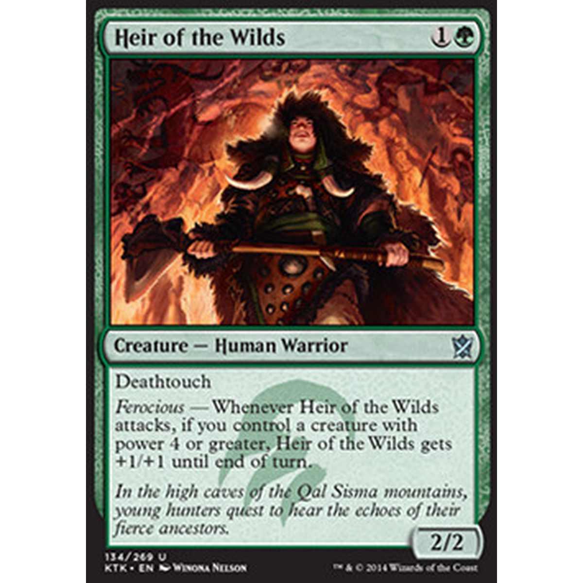 Heir of the Wilds - Erede delle Terre Selvagge - [KTK] [NM] [Foil]