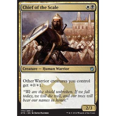 Chief of the Scale - Condottiero della Scaglia - [KTK] [NM] [Foil]