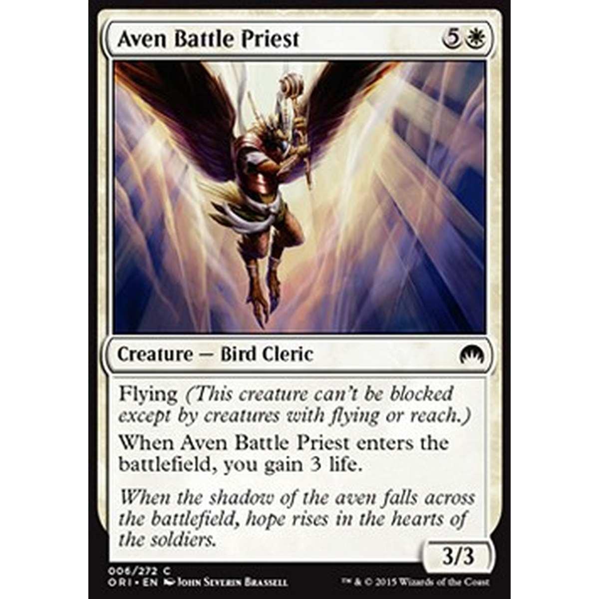 Aven Battle Priest - Sacerdote Guerriero Aviano - [ORI] [NM] [Foil]