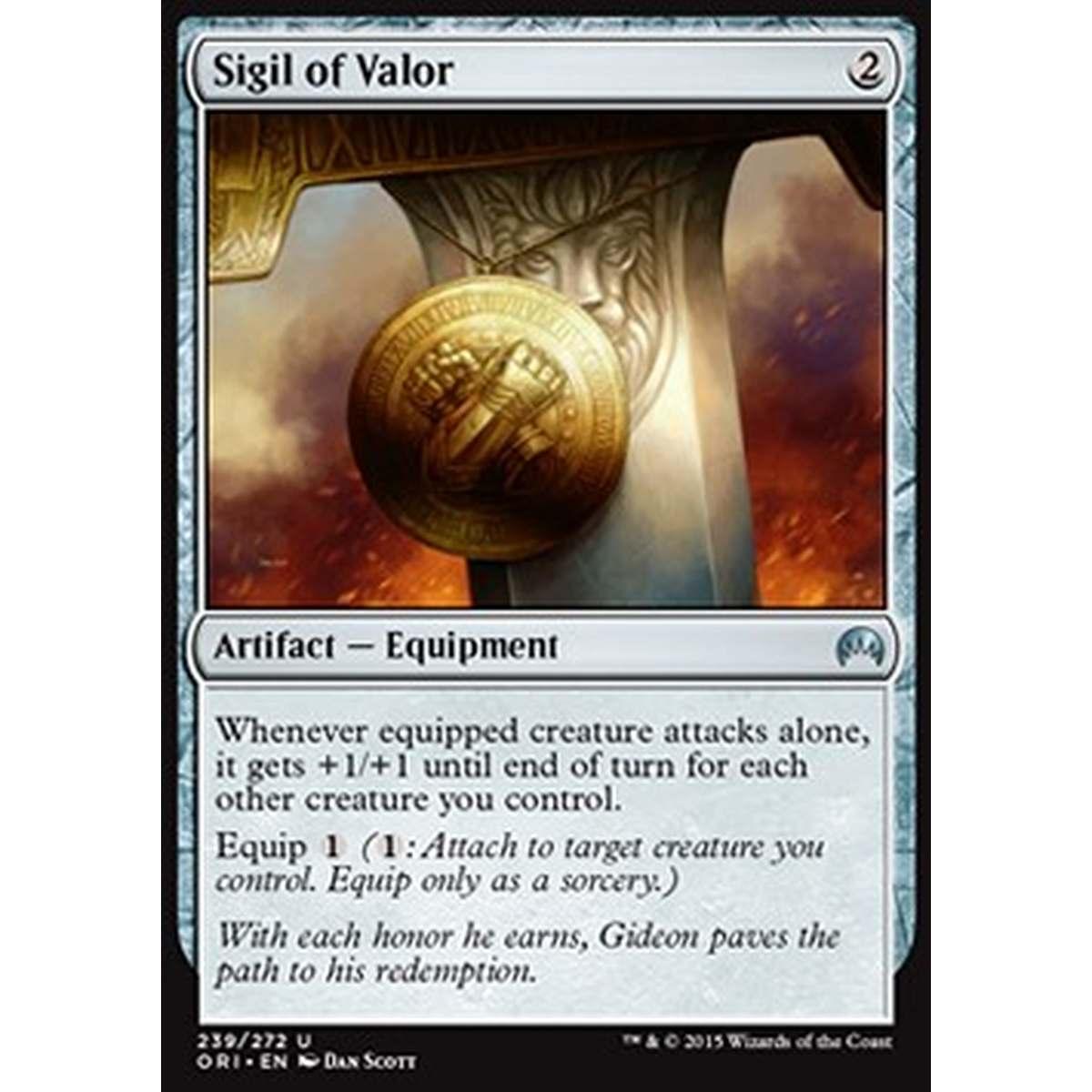 Sigil of Valor - Sigillo del Valore - [ORI] [NM] [Foil]