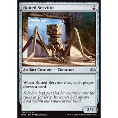 Runed Servitor - Servitore Runico - [ORI] [NM] [Foil]