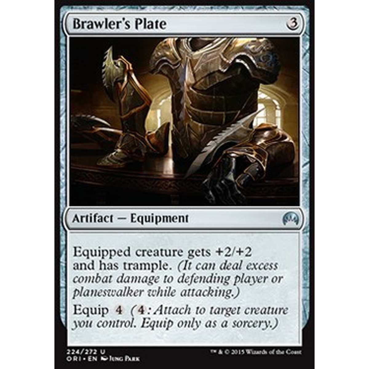 Brawler's Plate - Corazza del Lottatore - [ORI] [NM] [Foil]