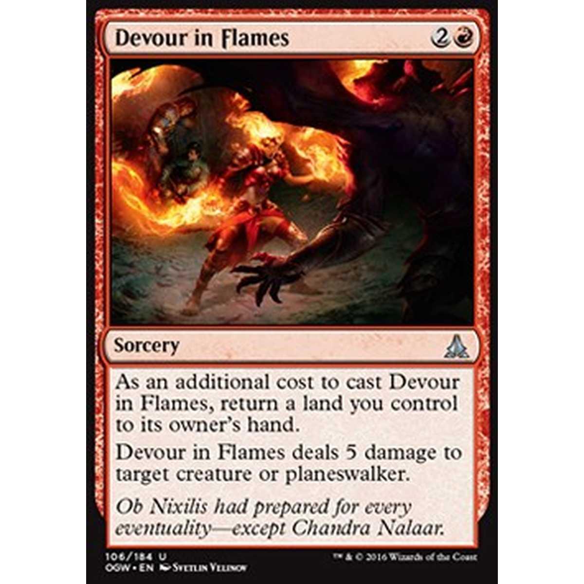 Devour in Flames - Divorare nelle Fiamme - [OGW] [NM] [Foil]