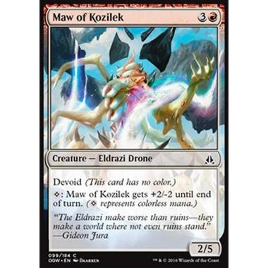 Maw of Kozilek - Fauci di Kozilek - [OGW] [NM] [Foil]