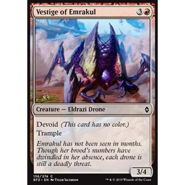 Vestige of Emrakul - Vestigio di Emrakul - [BFZ] [NM] [Foil]