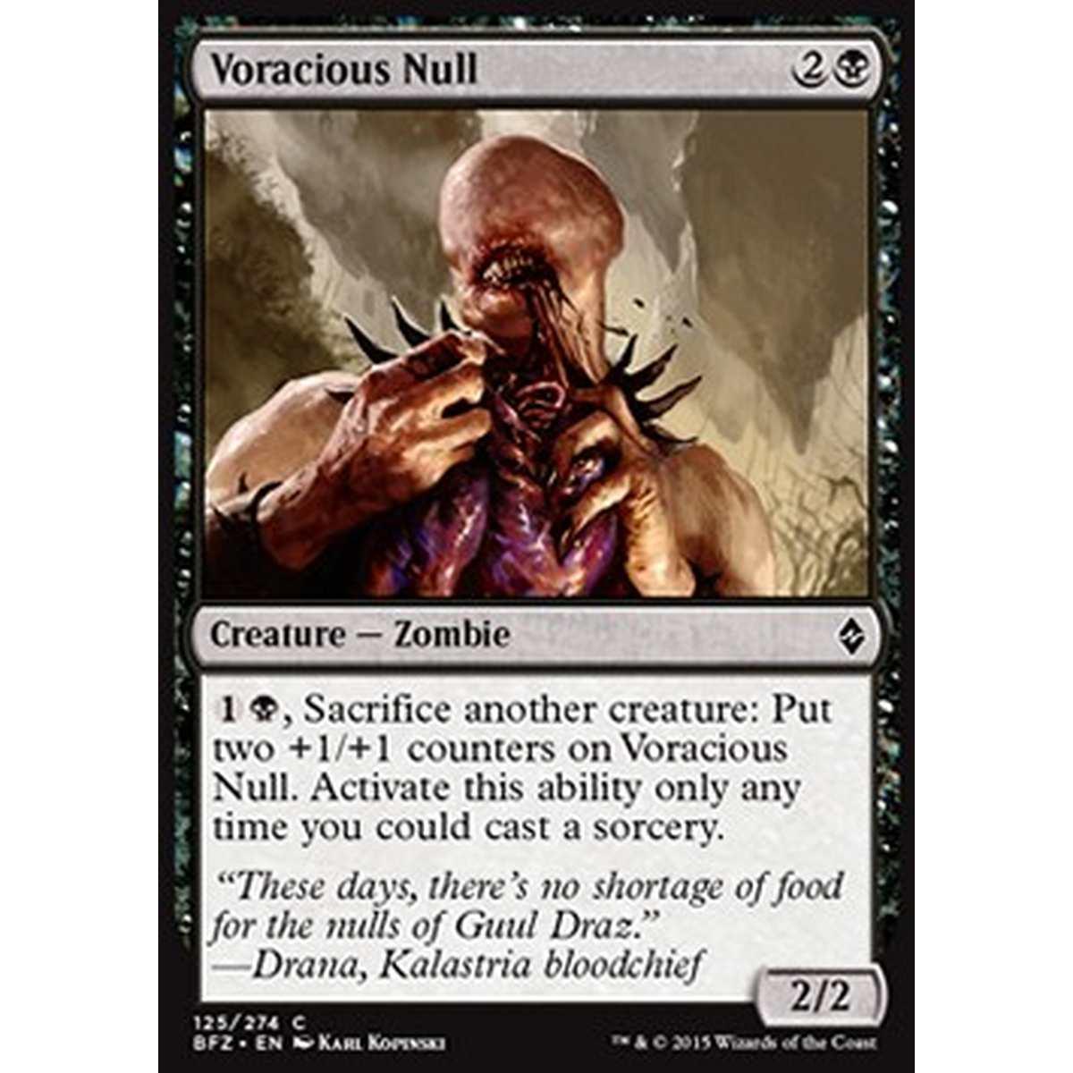 Voracious Null - Nullo Vorace - [BFZ] [NM] [Foil]