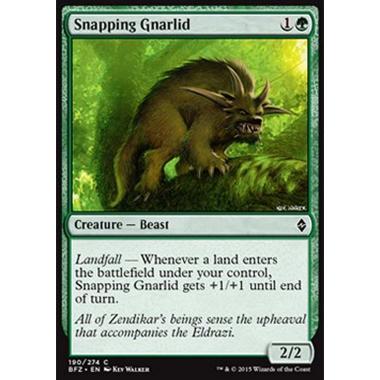 Snapping Gnarlid - Gnarlid Azzannatore - [BFZ] [NM] [Foil]