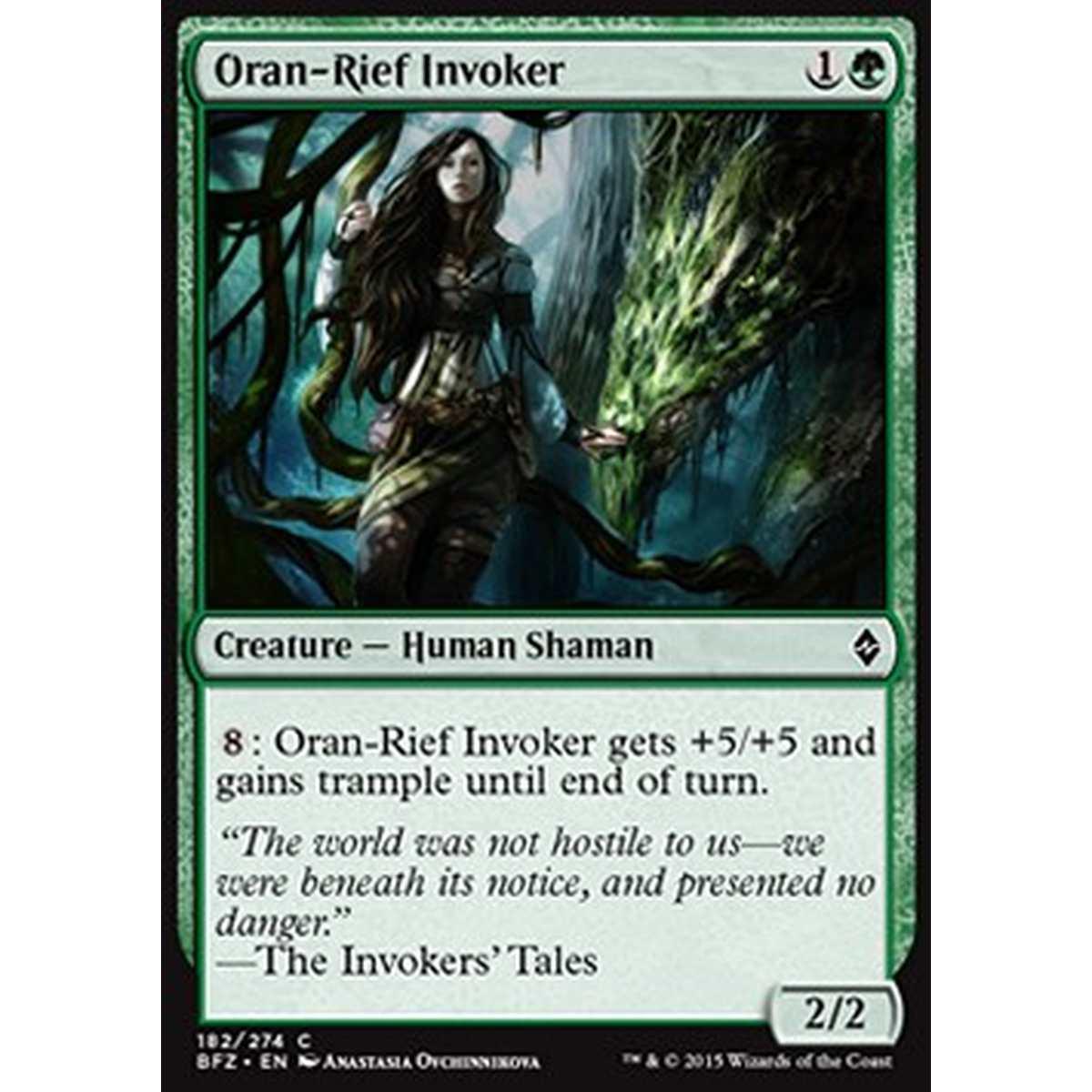 Oran-Rief Invoker - Evocatrice di Oran-Rief - [BFZ] [NM] [Foil]