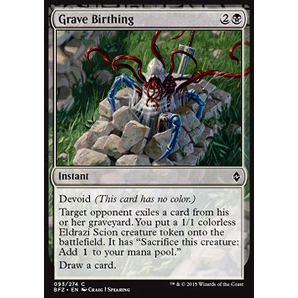 Grave Birthing - Nascita Sepolcrale - [BFZ] [NM] [Foil]