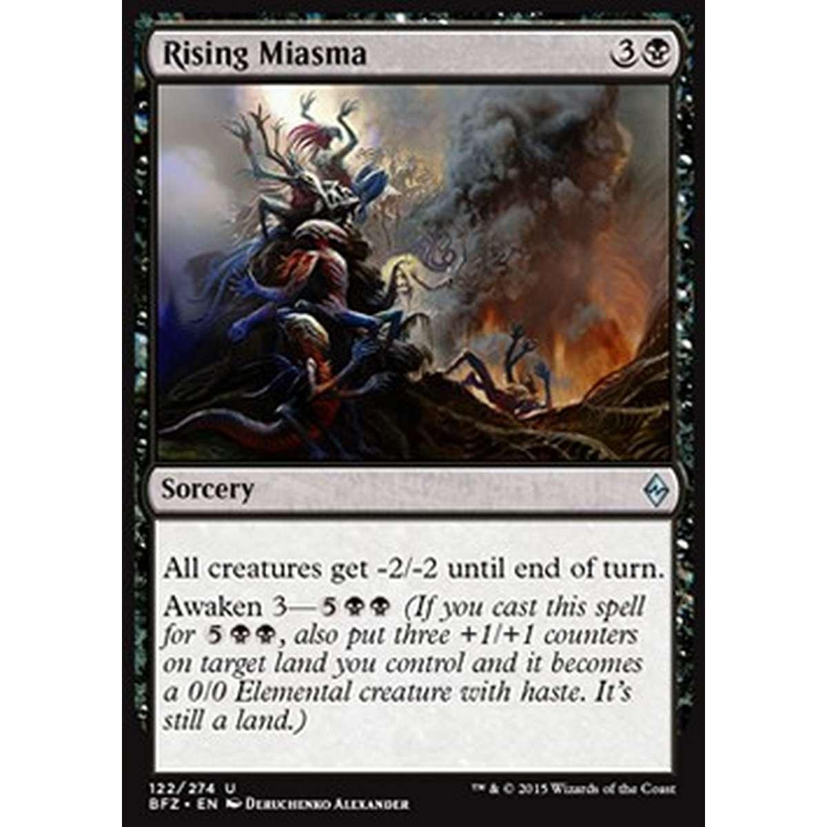 Rising Miasma - Miasma Ascendente - [BFZ] [NM] [Foil]