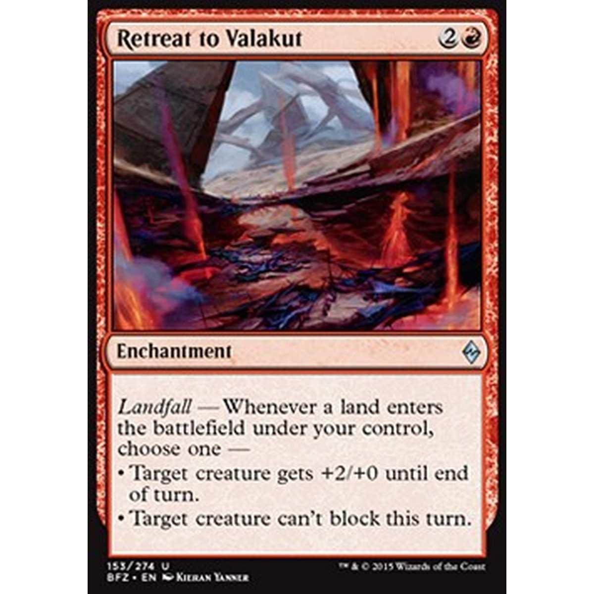 Retreat to Valakut - Ritirata verso Valakut - [BFZ] [NM] [Foil]