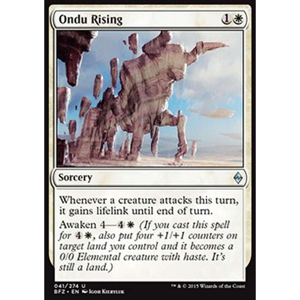 Ondu Rising - Ascesa di Ondu - [BFZ] [NM] [Foil]