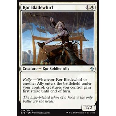 Kor Bladewhirl - Lama Vorticante Kor - [BFZ] [NM] [Foil]