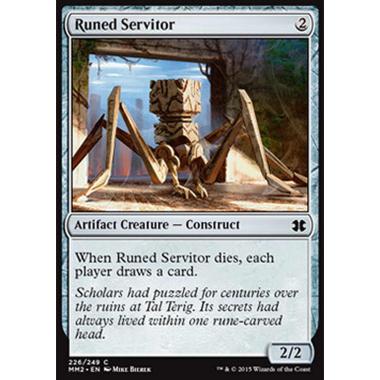 Runed Servitor - Runed Servitor - [MM2] [NM] [Foil]