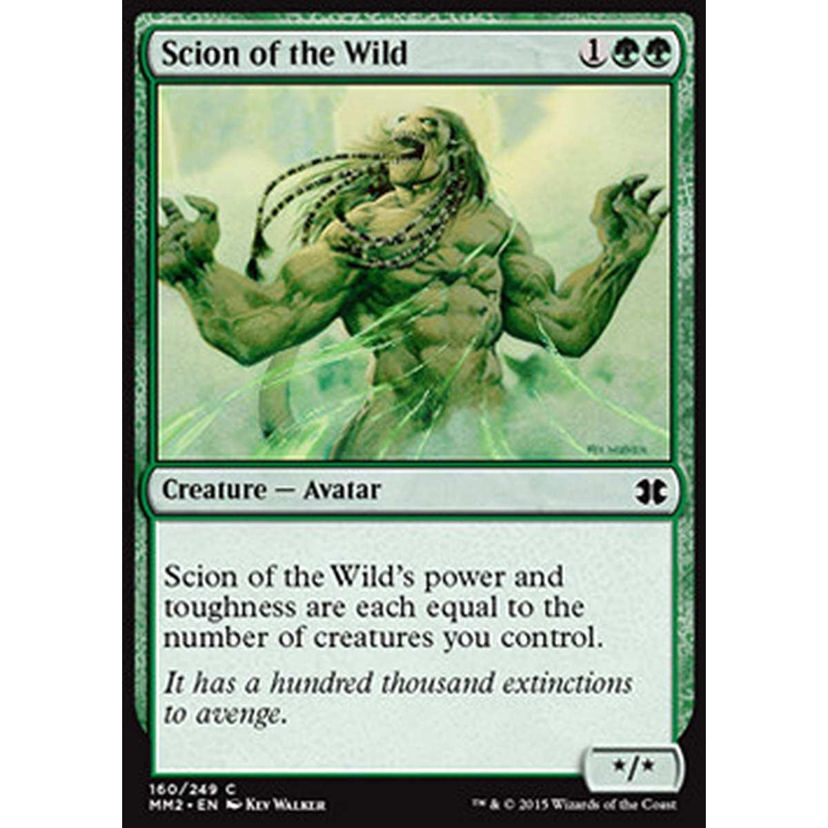 Scion of the Wild - Scion of the Wild - [MM2] [NM] [Foil]