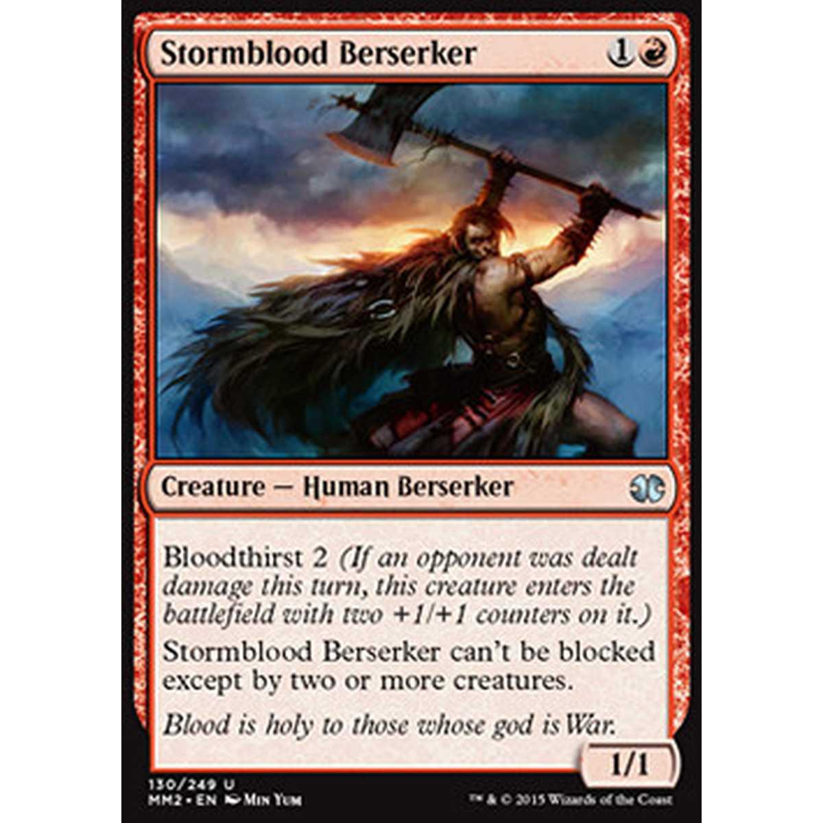 Stormblood Berserker - Stormblood Berserker - [MM2] [NM] [Foil]