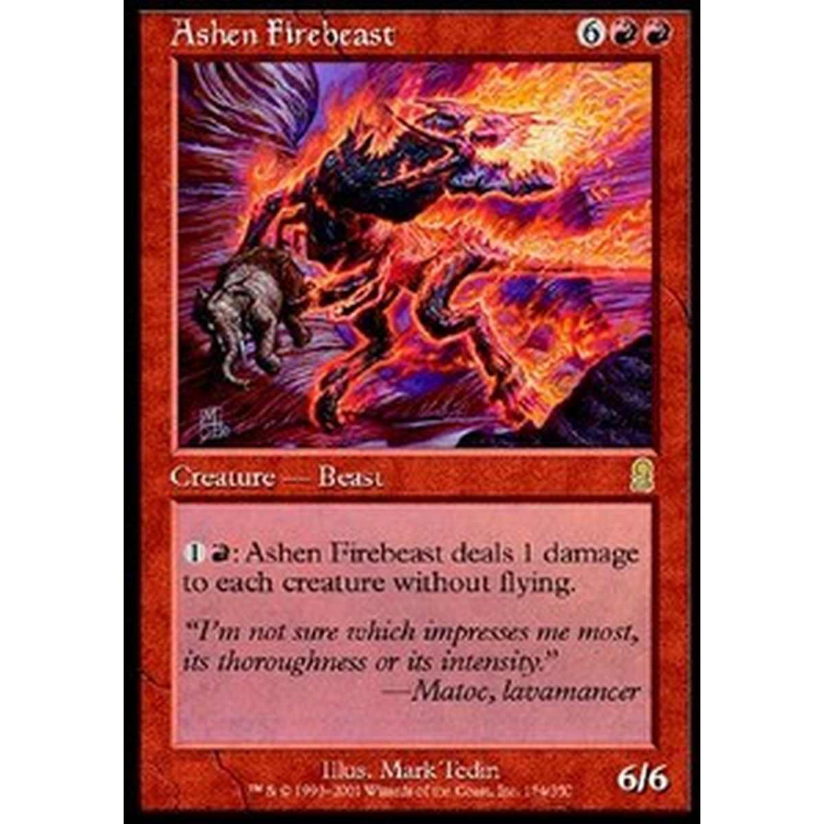 Ashen Firebeast - Pirobestia Cinerea - [ODY] [EX]