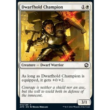 Dwarfhold Champion - Campionessa della Rocca Nanica - [AFR] [NM]