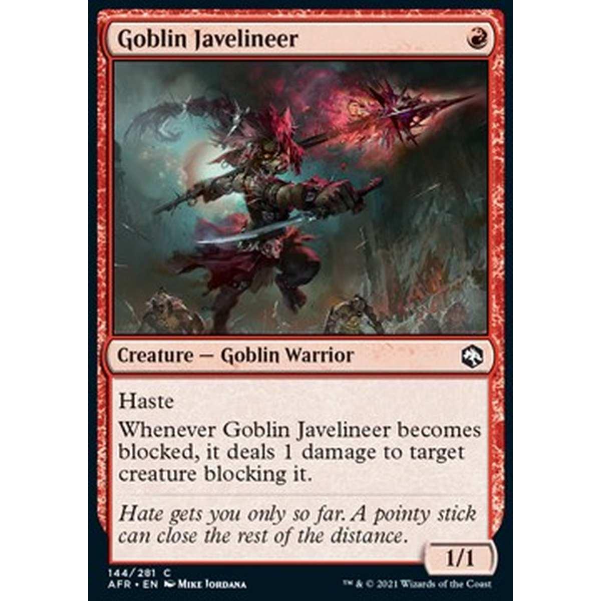 Goblin Javelineer - Giavellottiera Goblin - [AFR] [NM]