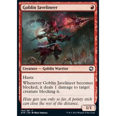 Goblin Javelineer - Giavellottiera Goblin - [AFR] [NM]