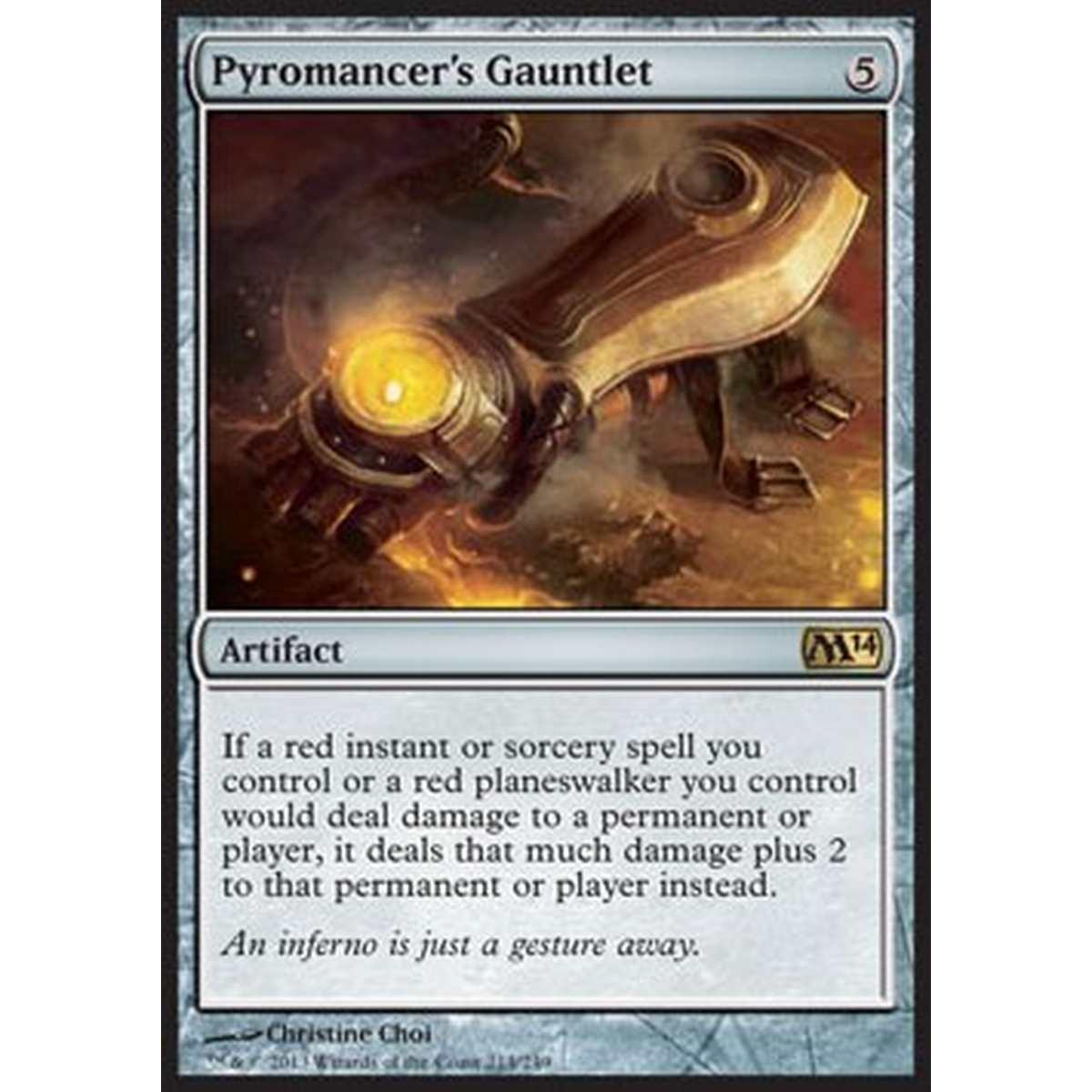Pyromancer's Gauntlet - Guanto del Piromante - [M14] [NM]