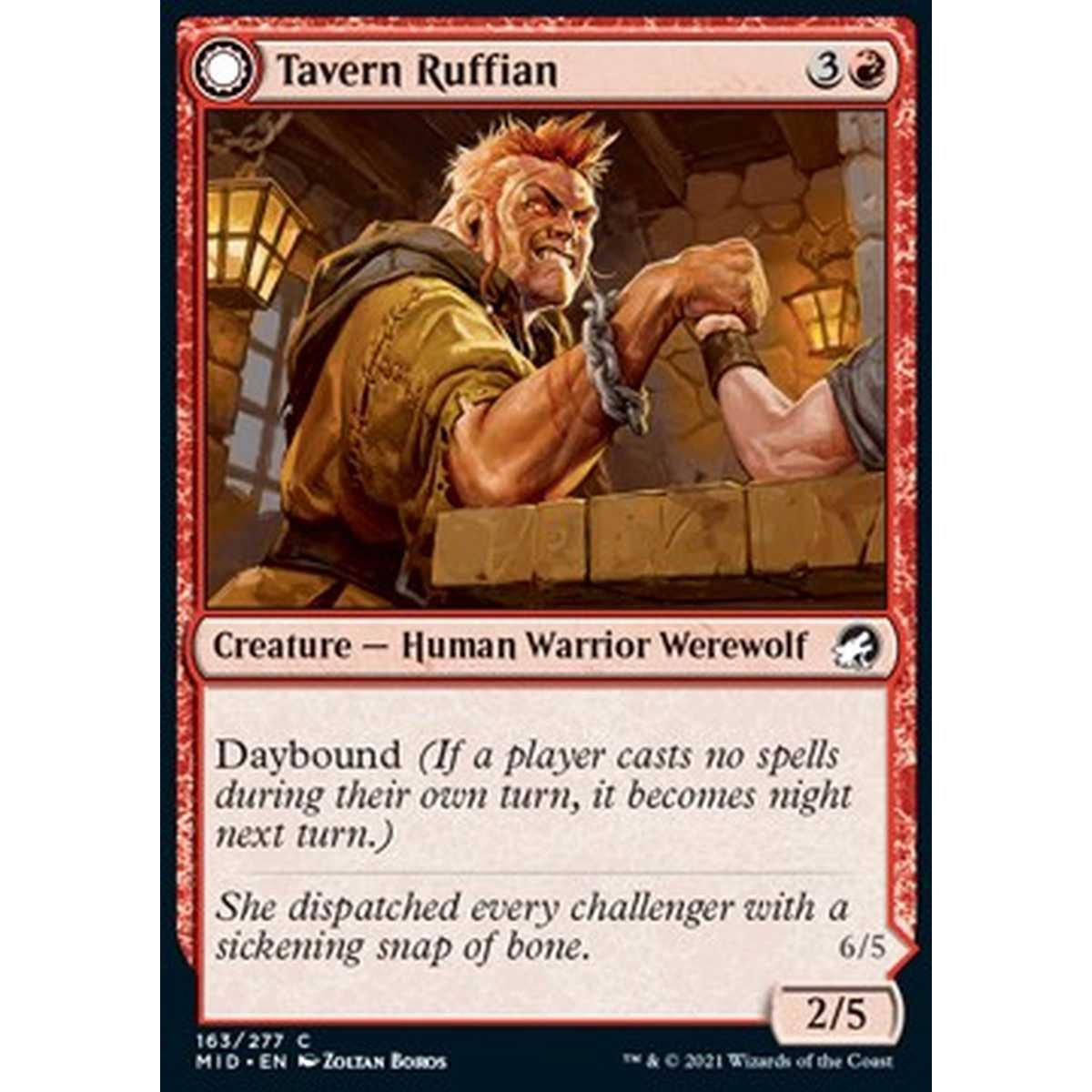 Tavern Ruffian // Tavern Smasher - Canaglia della Taverna // Devastatrice della Taverna - [MID] [NM]