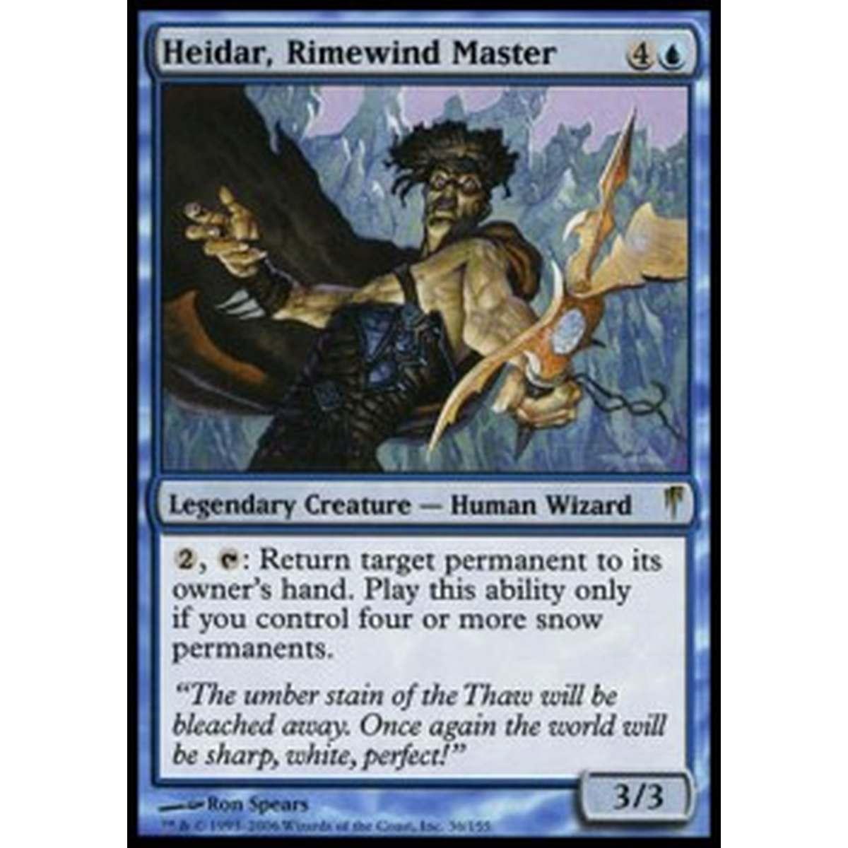 Heidar, Rimewind Master - Heidar, Maestro di Ventogelo - [CSP] [EX]