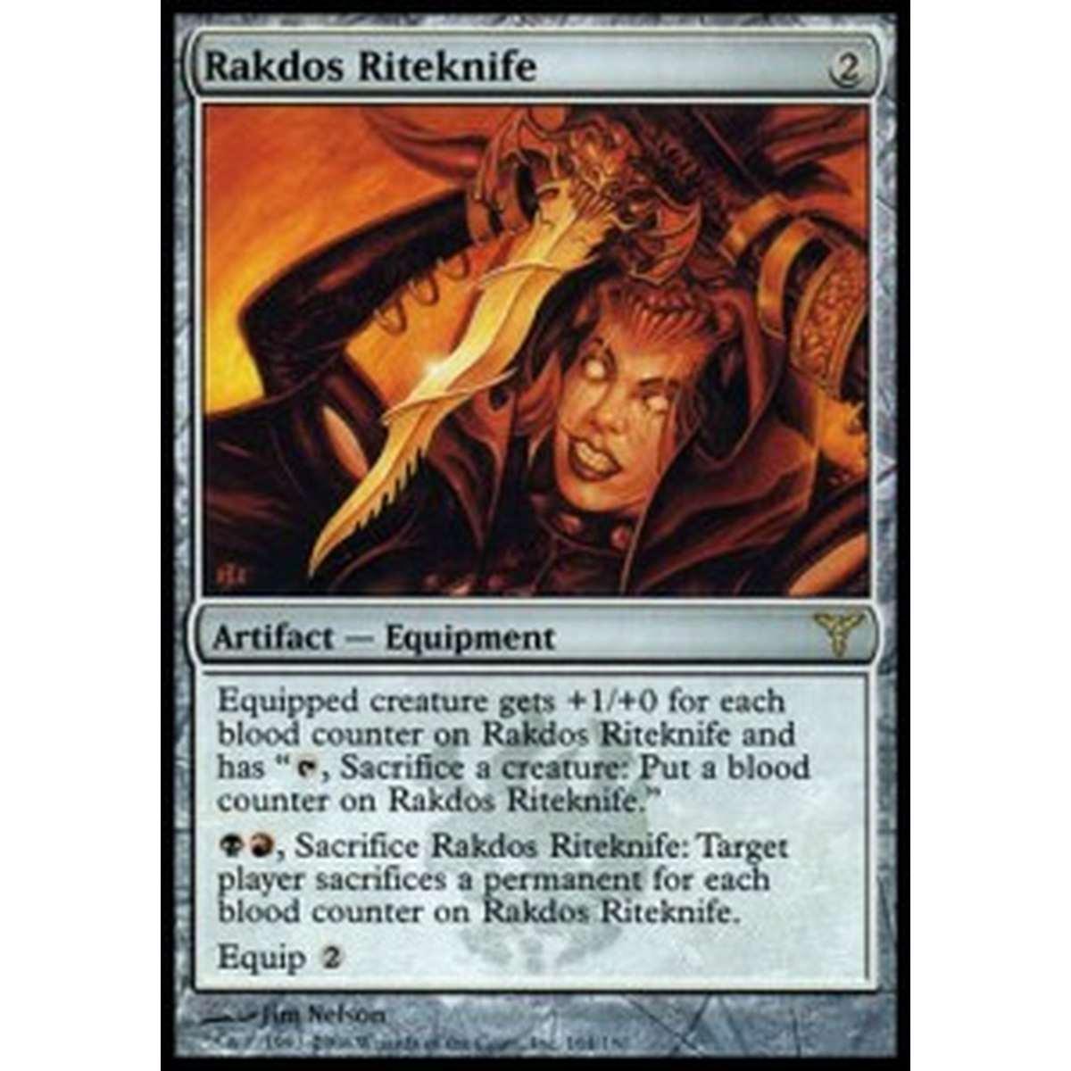 Rakdos Riteknife - Coltello Rituale Rakdos - [DIS] [NM]
