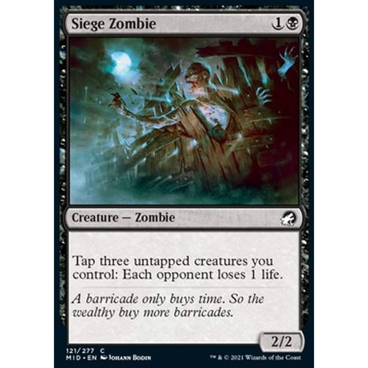 Siege Zombie - Zombie da Assedio - [MID] [NM]