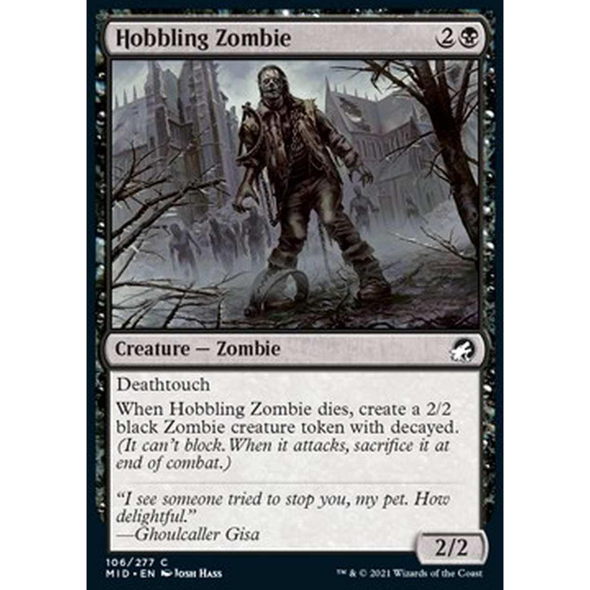 Hobbling Zombie - Zombie Zoppicante - [MID] [NM]