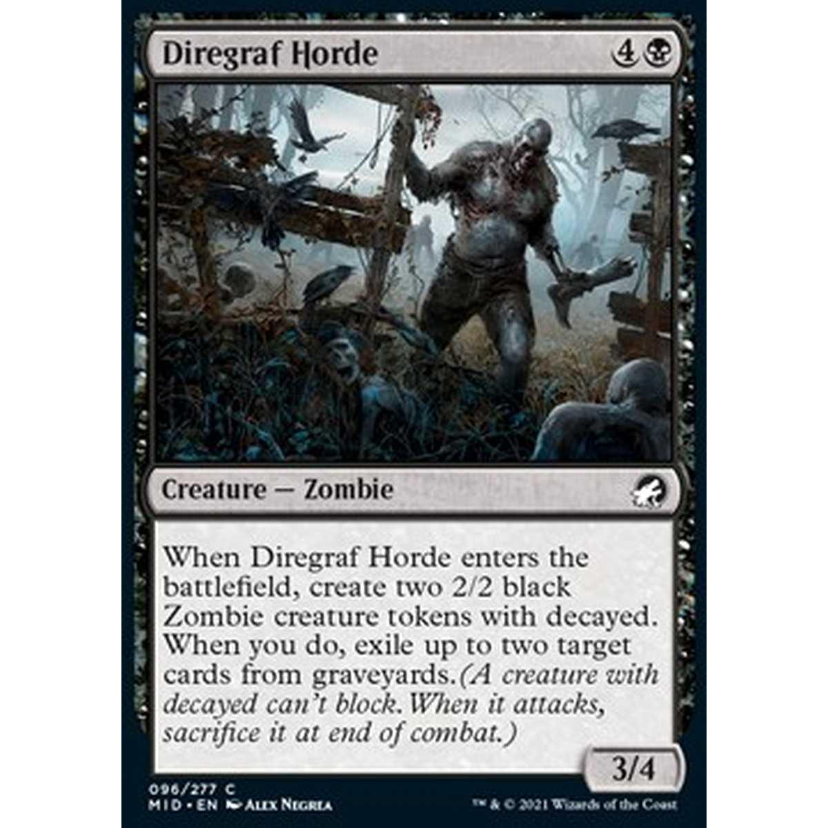 Diregraf Horde - Orda del Cimitero di Guerra - [MID] [NM]