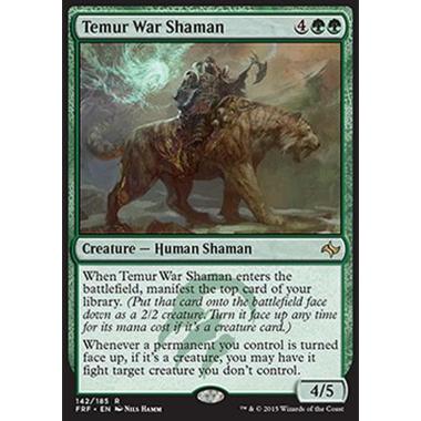 Temur War Shaman - Sciamano di Guerra Temur - [FRF] [NM] [Foil]