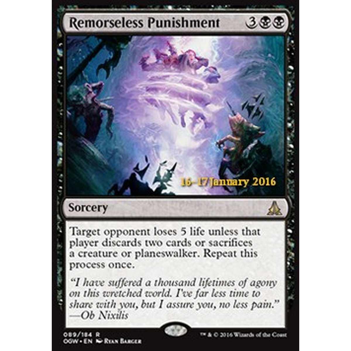 Remorseless Punishment - Punizione Spietata - [POGW] [NM] [Foil]