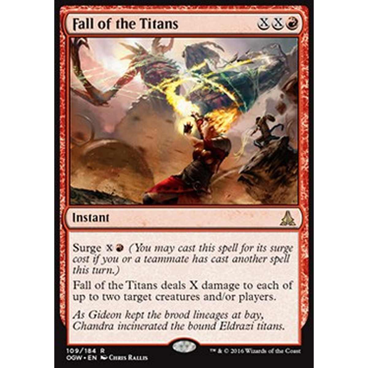 Fall of the Titans - Caduta dei Titani - [OGW] [NM] [Foil]