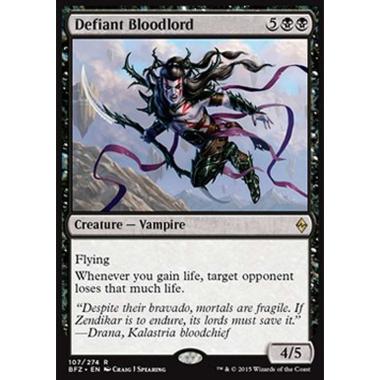 Defiant Bloodlord - Signore Sanguinario Sprezzante - [BFZ] [NM]