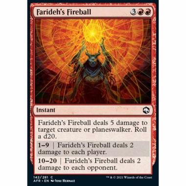 Farideh's Fireball - Palla di Fuoco di Farideh - [AFR] [NM]