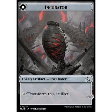 Incubator Token // Phyrexian Token (A 0/0) (V.2) - Incubator Token // Phyrexian Token (A 0/0) (V.2) - [XMOM] [NM] [Foil]