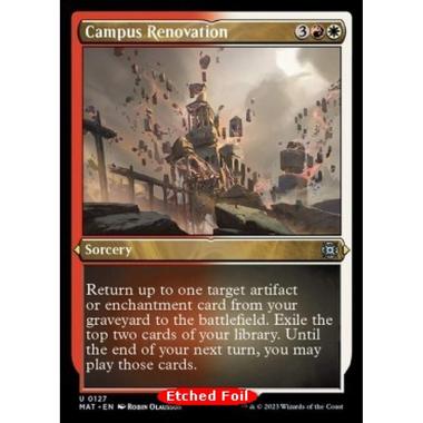 Campus Renovation (V.2) - Campus Renovation (V.2) - [XMAT] [NM] [Foil]